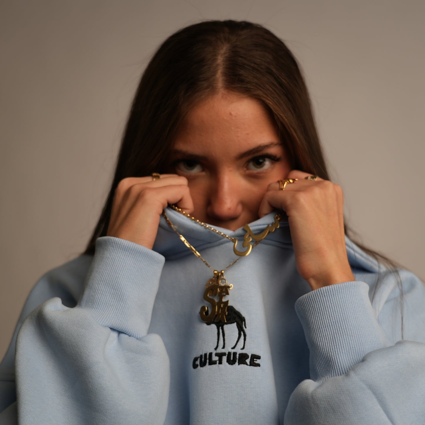 CULTURE HOODIE WITH CHEST LOGO